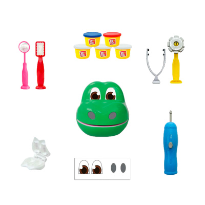 Набор для лепки Зубастик 5 цветов Joy-Doh CROC-250 pot 5